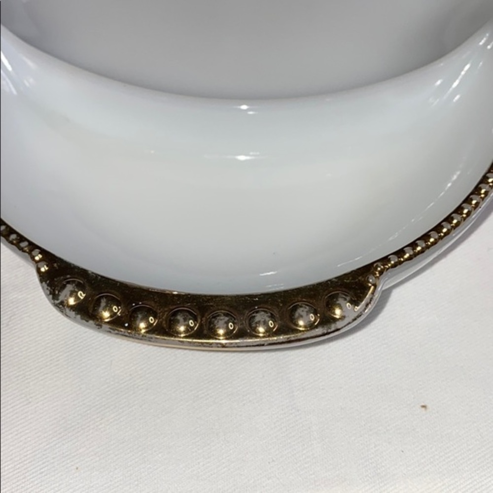 Fire King Anchor Hocking Milk Glass‎ Relish Tray - Picture 2 of 5